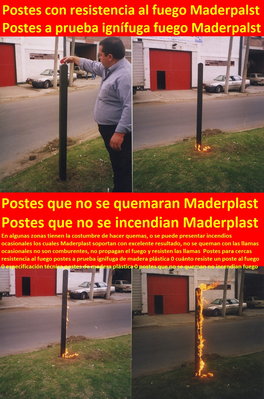 Postes para cercas resistencia al fuego postes a prueba ignífuga de madera plástica 0 cuánto resiste un poste al fuego 0 especificación técnica postes de madera plástica 0 postes que no se queman no incendian fuego Postes para cercas resistencia al fuego postes a prueba ignífuga de madera plástica 0 cuánto resiste un poste al fuego 0 especificación técnica postes de madera plástica 0 postes que no se queman no incendian fuego